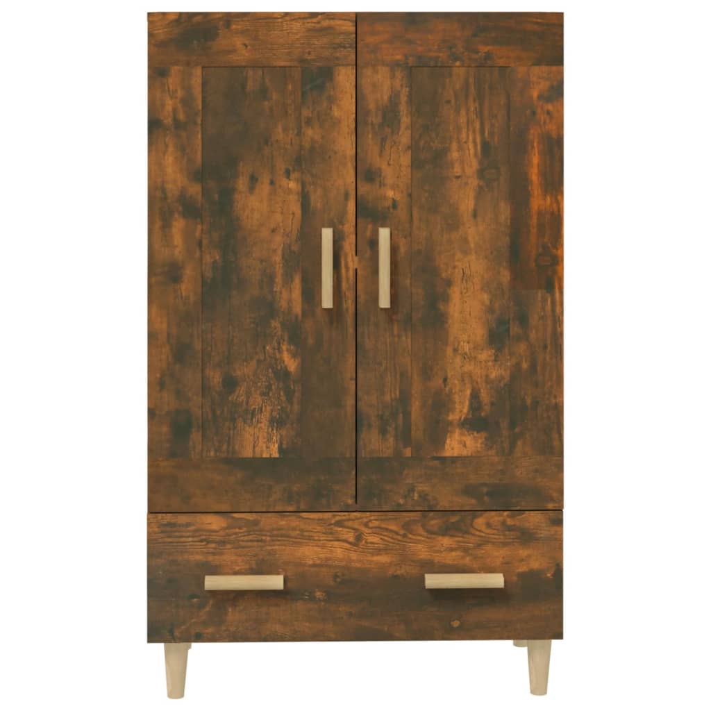 Highboard røkt eik 70x31x115 cm konstruert tre