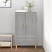 Highboard grå sonoma 70x31x115 cm konstruert tre