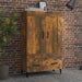 Highboard røkt eik 70x31x115 cm konstruert tre