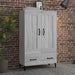 Highboard grå sonoma 70x31x115 cm konstruert tre