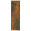 Vegghylle røkt eik 85x16x52,5 cm konstruert tre