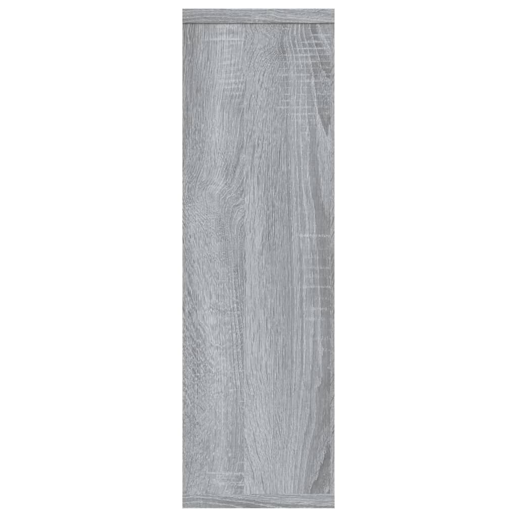 Vegghylle grå sonoma 85x16x52,5 cm konstruert tre vidaXL