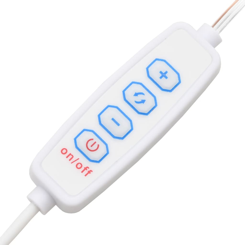 Sminkebord med LED grå sonoma 86,5x35x136 cm