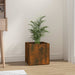 Plantekasse røkt eik 40x40x40 cm konstruert tre