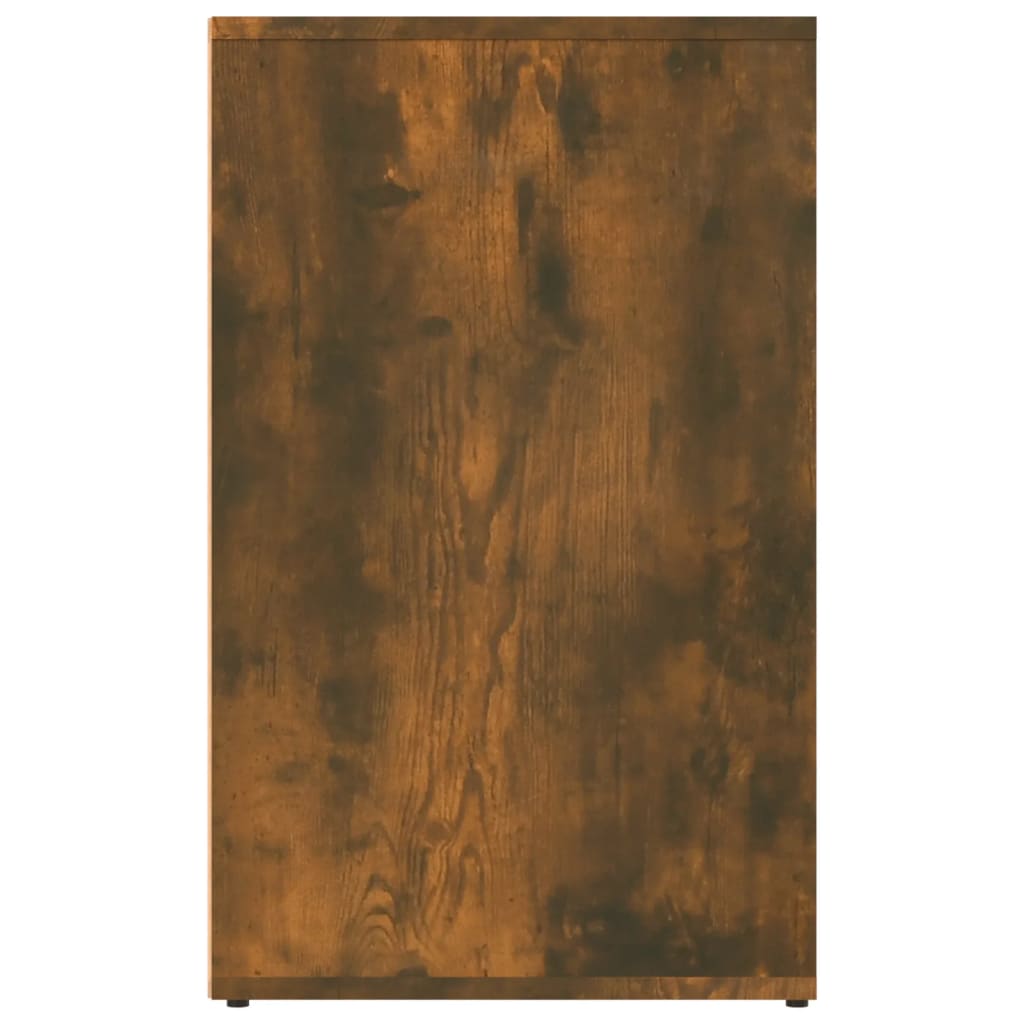 Sminkeskap røkt eik 80x40x65 cm konstruert tre