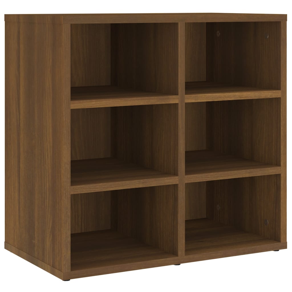 Skoskap brun eik 52,5x30x50 cm