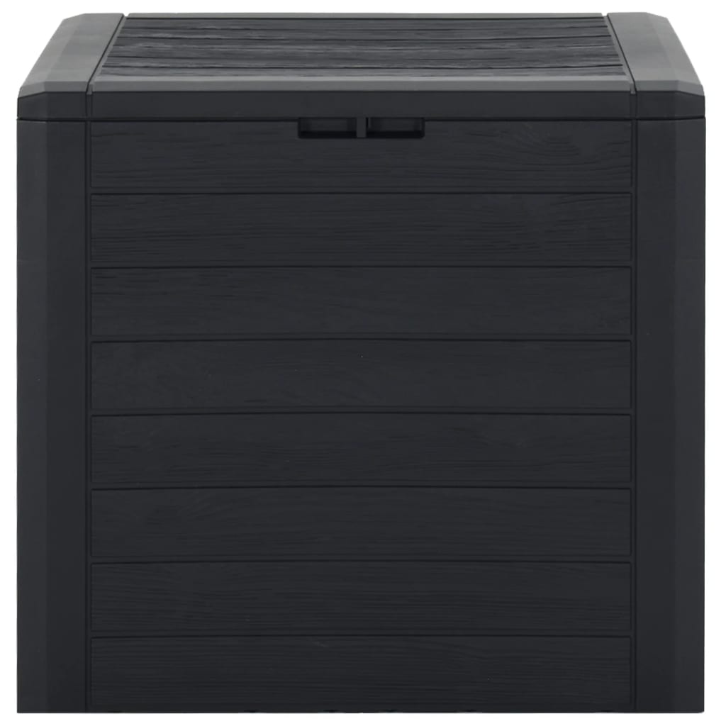 Putekasse for hage antrasitt 58,5x46x55 cm polypropylen