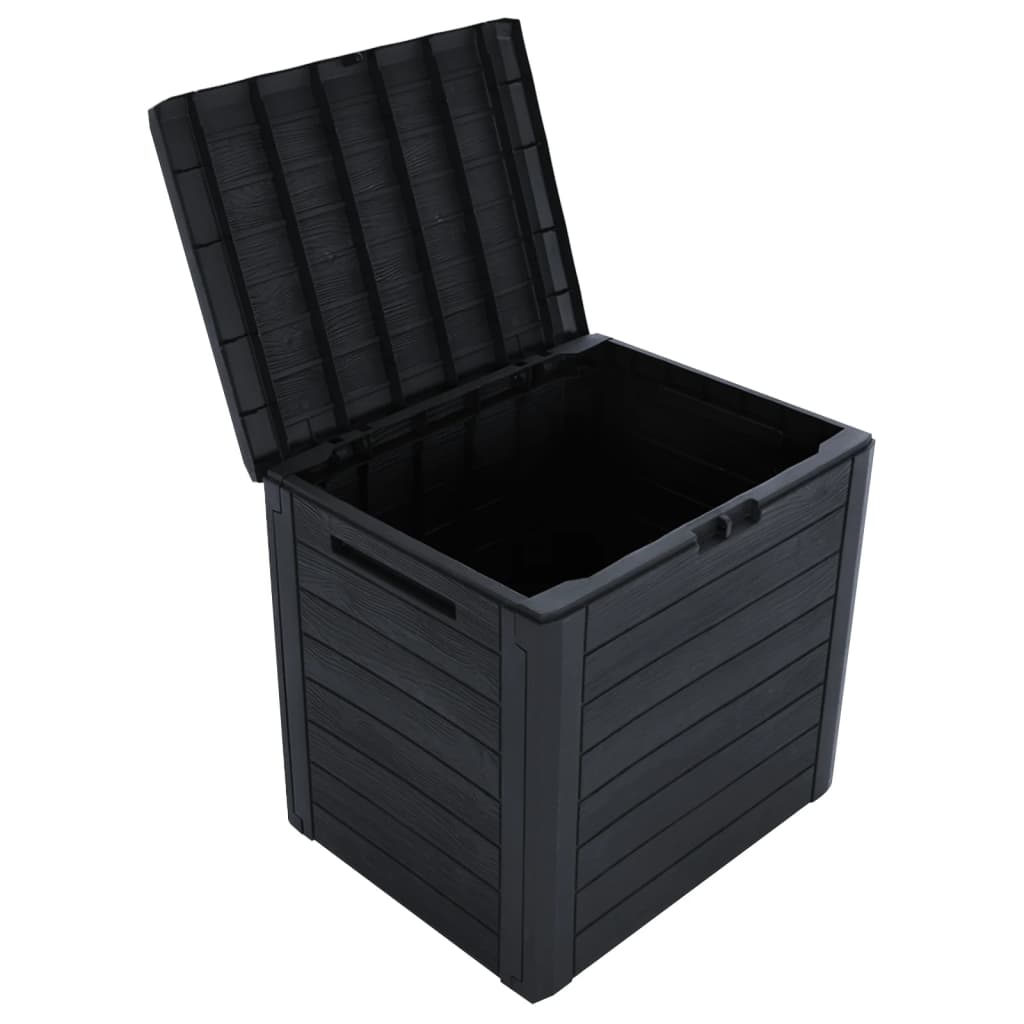 Putekasse for hage antrasitt 58,5x46x55 cm polypropylen