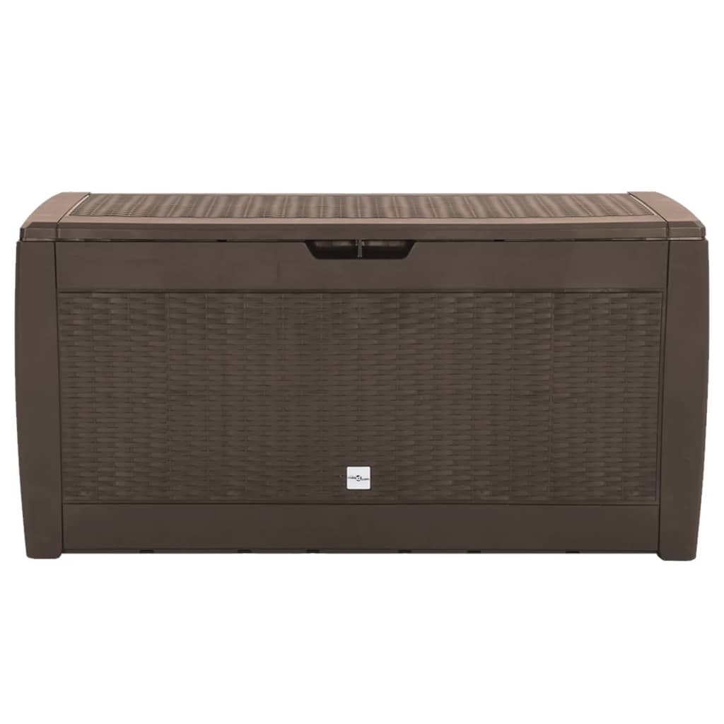 Putekasse for hage brun 119x48x60 cm