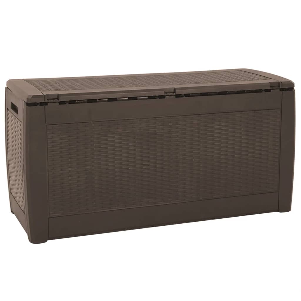 Putekasse for hage brun 119x48x60 cm