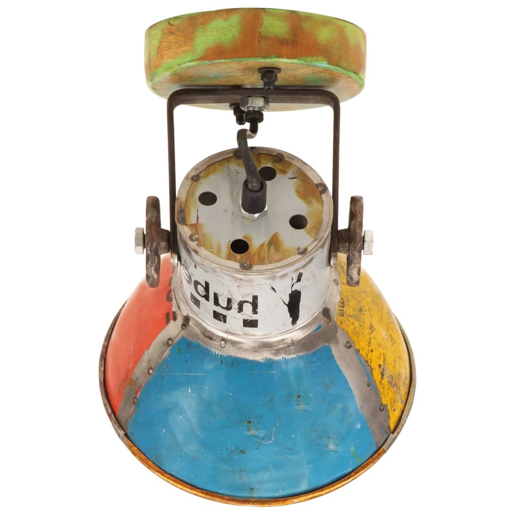Industrielle vegg-/taklamper 2 stk gjenvunnet 17x24 cm E27