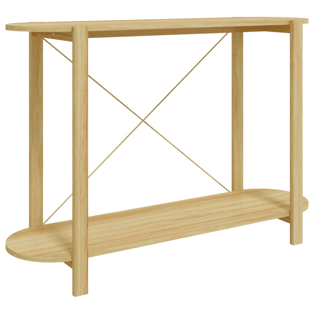 Konsollbord 110x38x75 cm konstruert tre