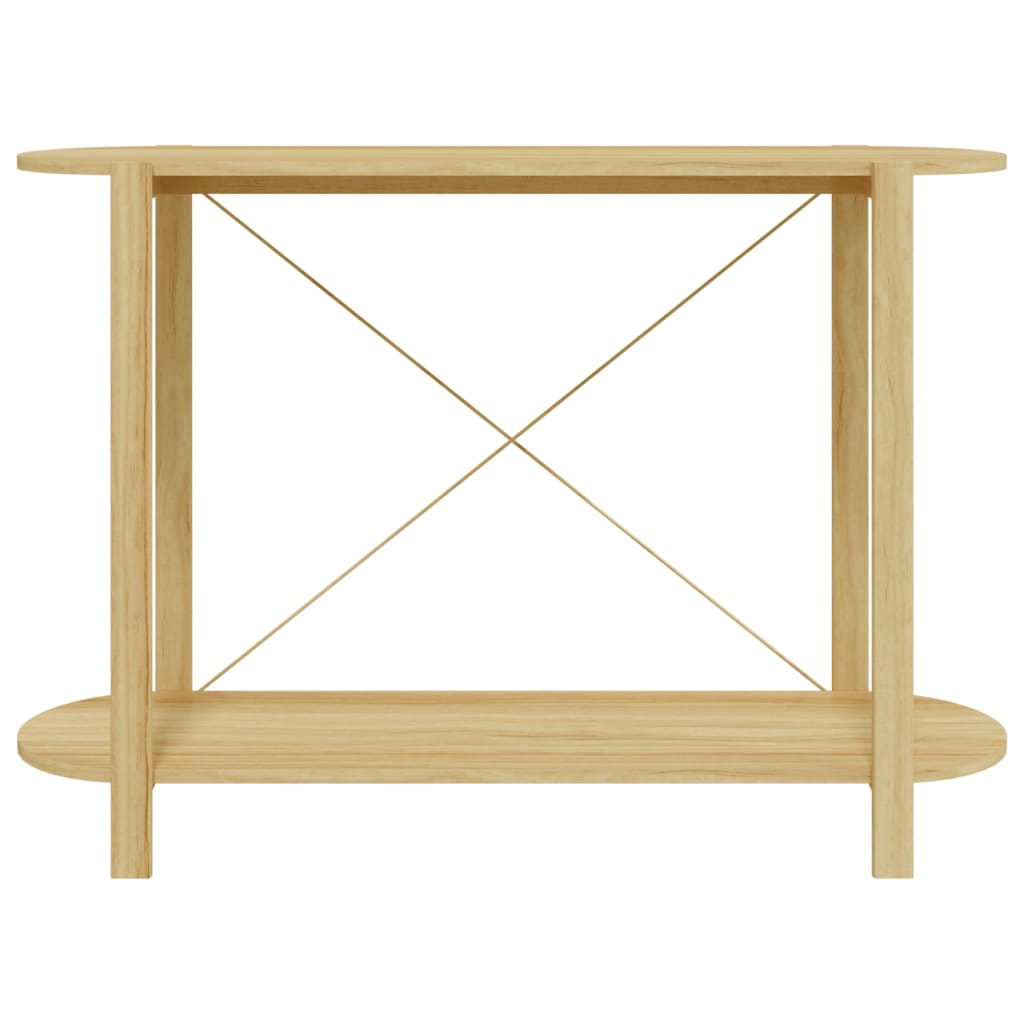 Konsollbord 110x38x75 cm konstruert tre