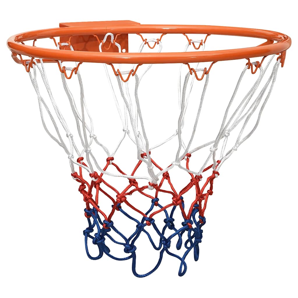 Basketballkurv oransje 39 cm stål