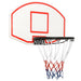 Bakplate for basketballkurv hvit 71x45x2 cm polyeten