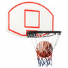 Bakplate for basketballkurv hvit 71x45x2 cm polyeten