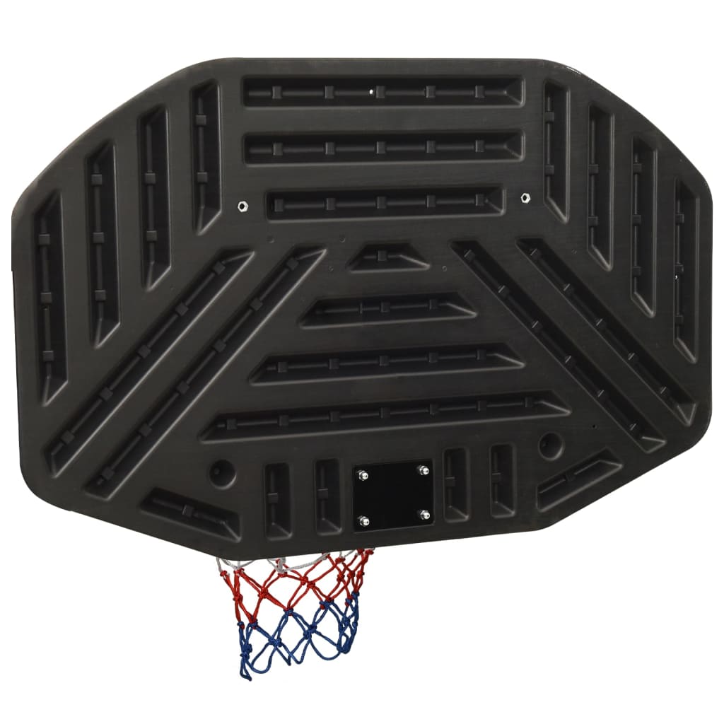 Basketballplate svart 109x71x3 cm polyeten