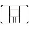 Basketballplate gjennomsiktig 106x69x3 cm polyeten