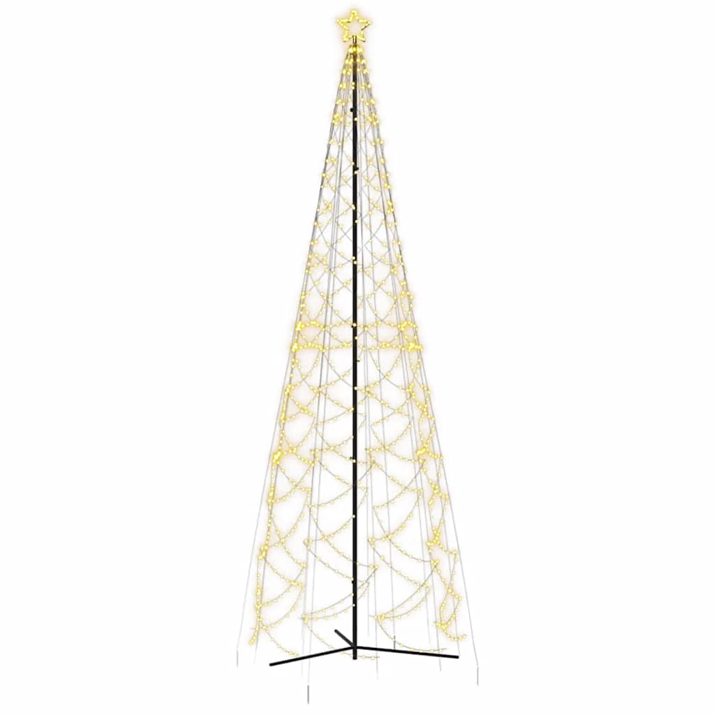 Julekongletre varm hvit 1400 LED-lys 160x500 cm