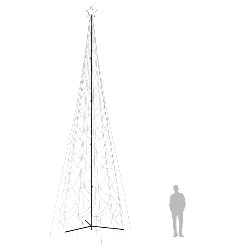 Julekongletre varm hvit 3000 LED-lys 230x800 cm