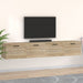 Veggskap 2 stk sonoma eik 100x36,5x35 cm konstruert tre vidaXL