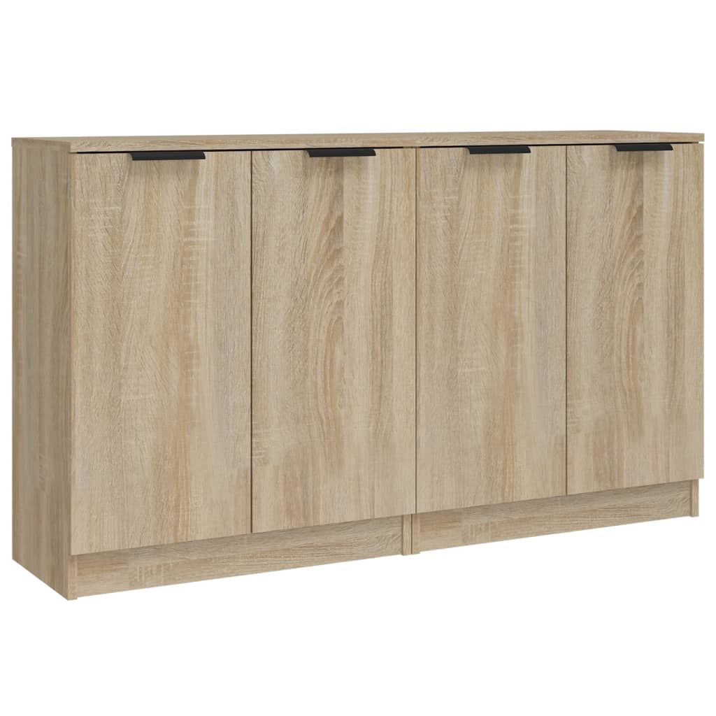 Skjenker 2 stk sonoma eik 60x30x70 cm konstruert tre vidaXL