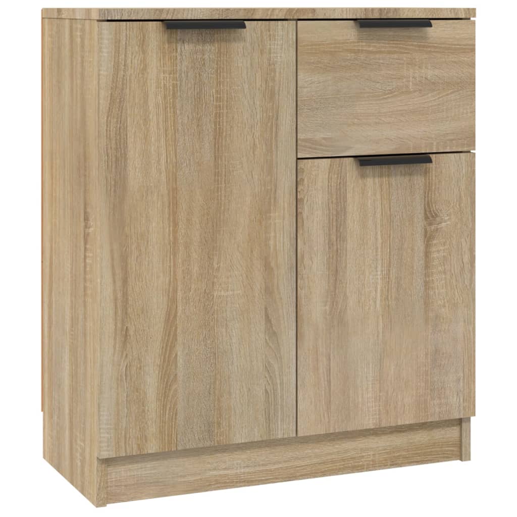 Skjenker 2 stk sonoma eik 60x30x70 cm konstruert tre