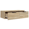 Veggskap 2 stk sonoma eik 68x30x20 cm konstruert tre