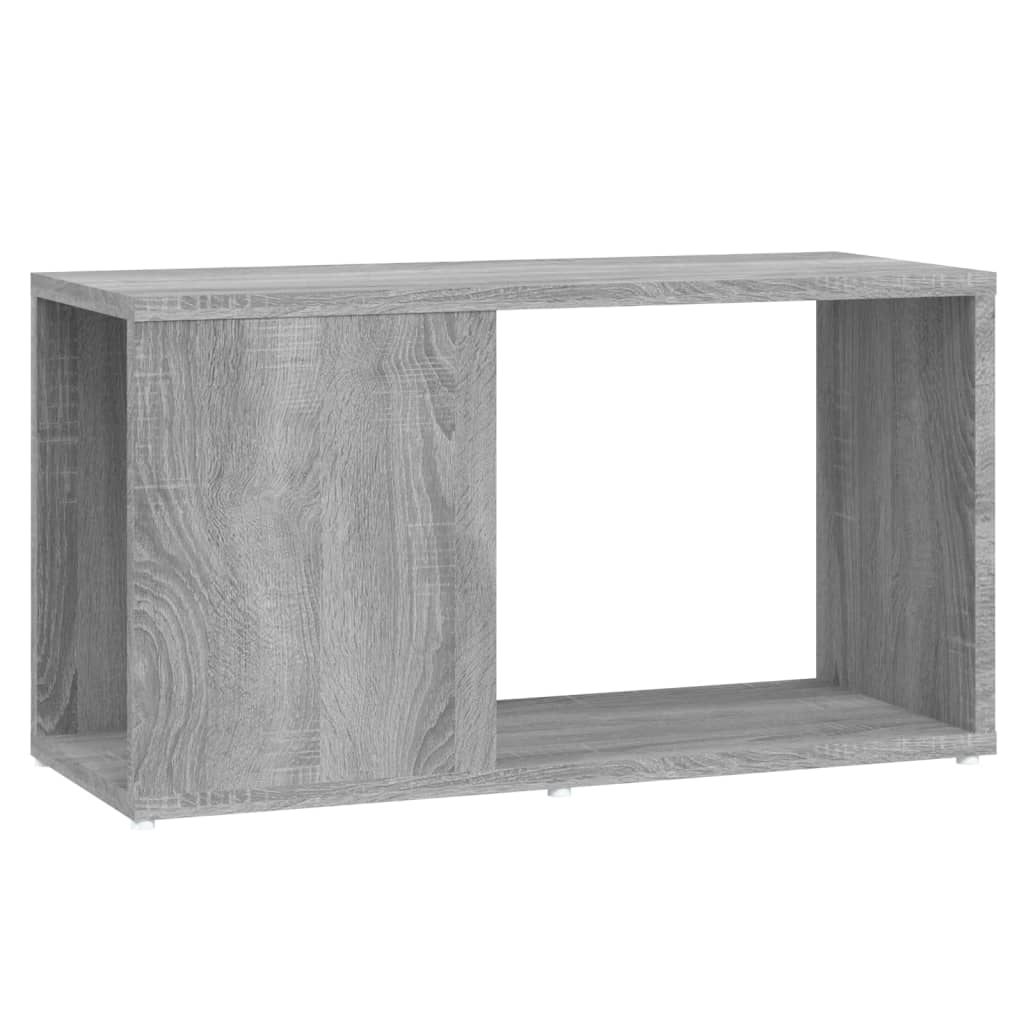 TV-benk grå sonoma 60x24x32 cm konstruert tre