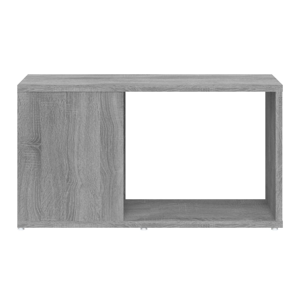 TV-benk grå sonoma 60x24x32 cm konstruert tre