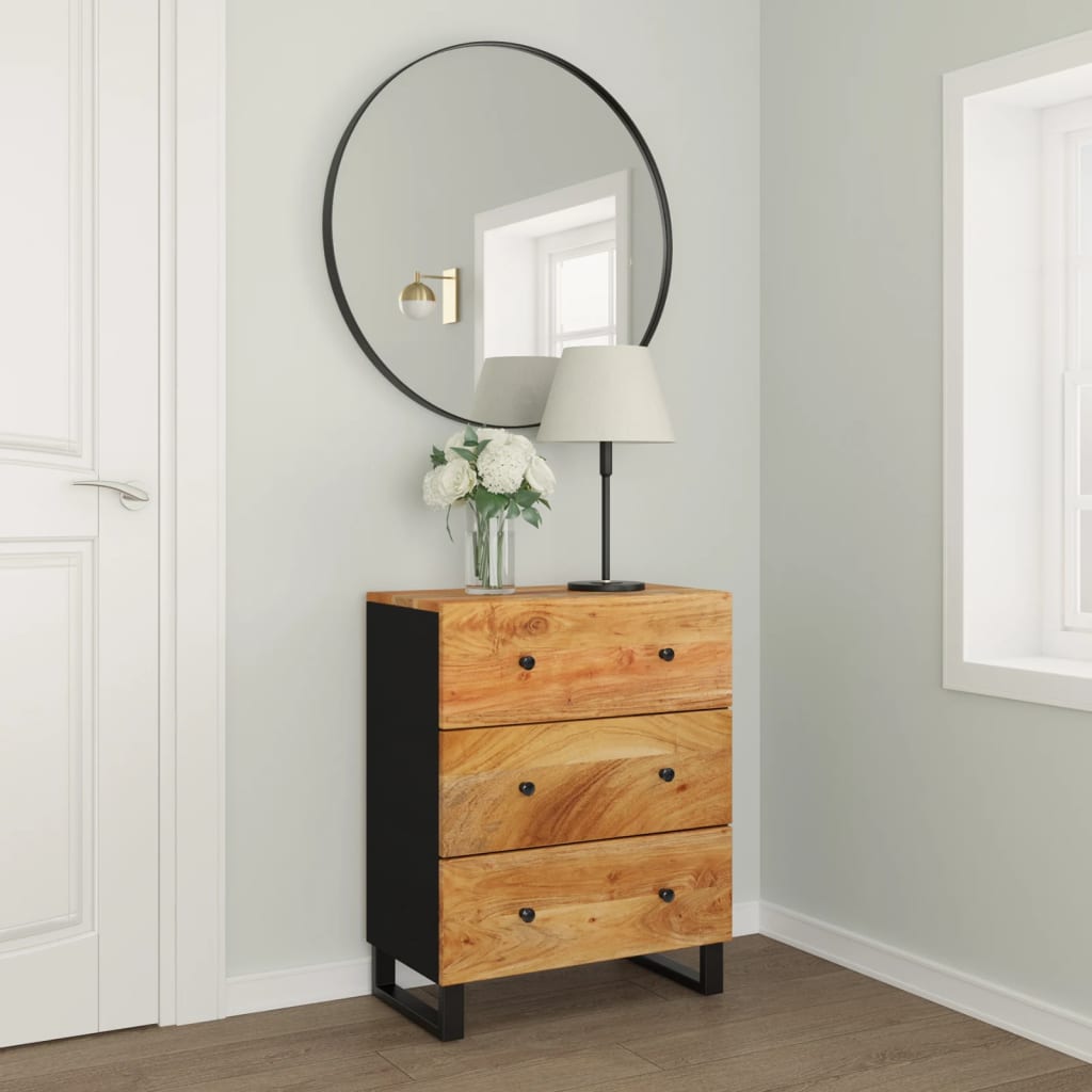 Skjenk 60x33x75 cm heltre akasie