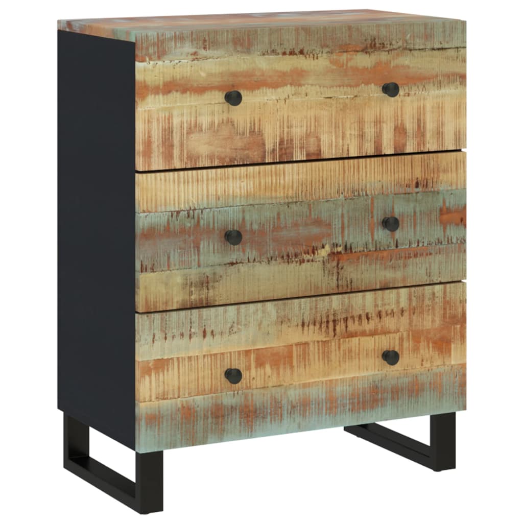 Skjenk 60x33x75 cm gjenvunnet heltre