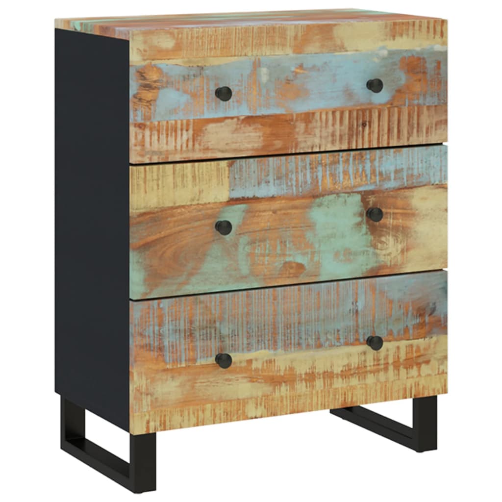 Skjenk 60x33x75 cm gjenvunnet heltre