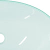 Servant herdet glass 54,5x35x15,5 cm frostet
