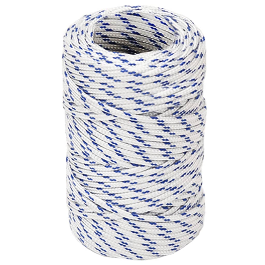 Båttau hvit 2 mm 250 m polypropylen