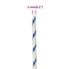 Båttau hvit 5 mm 50 m polypropylen