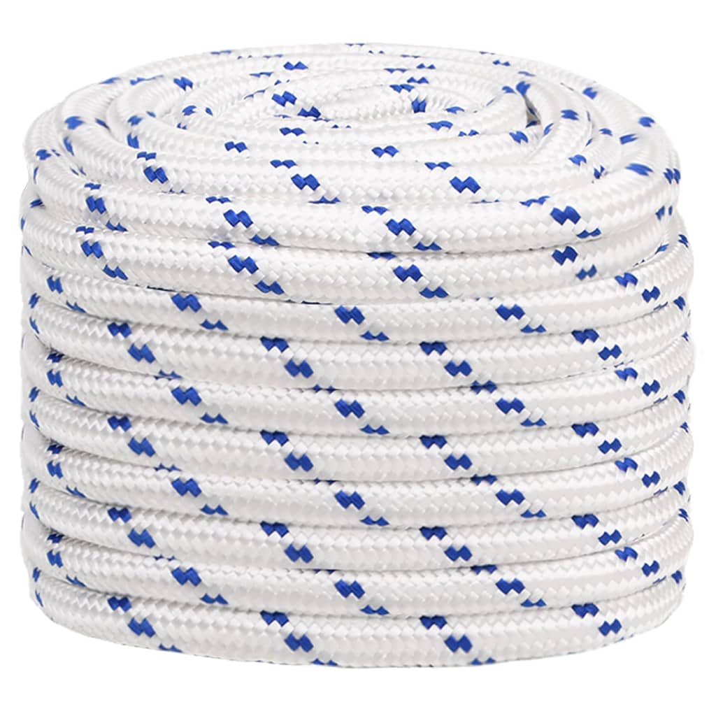 Båttau hvit 20 mm 100 m polypropylen