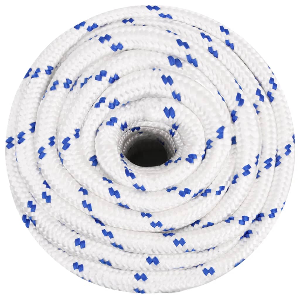 Båttau hvit 20 mm 100 m polypropylen