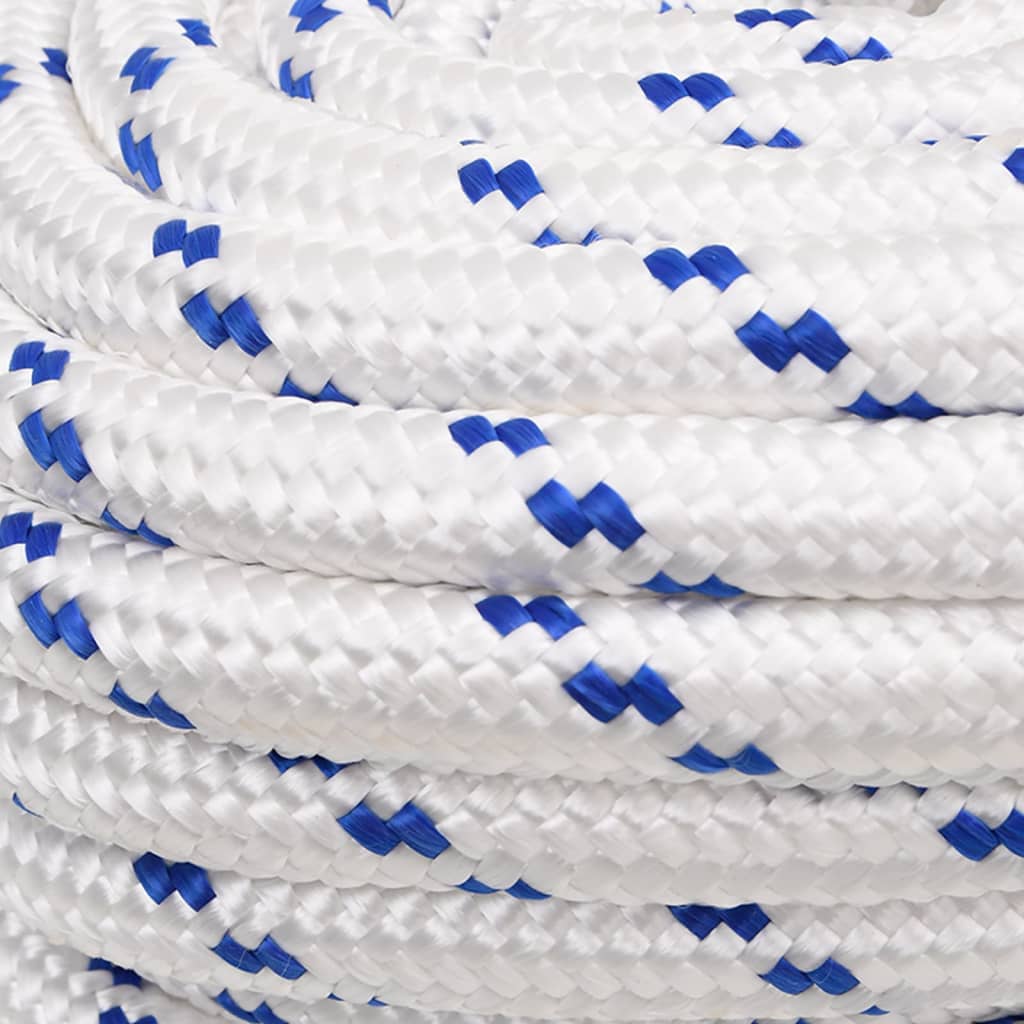Båttau hvit 20 mm 100 m polypropylen