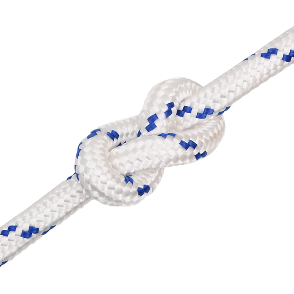 Båttau hvit 20 mm 100 m polypropylen