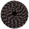 Båttau svart 8 mm 50 m polypropylen