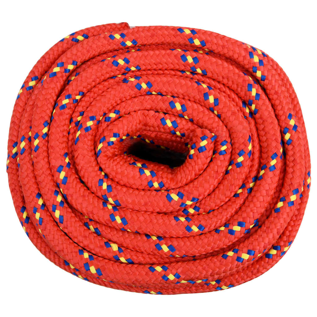 Båttau rød 16 mm 25 m polypropylen
