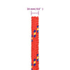 Båttau rød 16 mm 25 m polypropylen