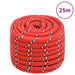 Båttau rød 20 mm 25 m polypropylen vidaXL