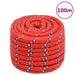 Båttau rød 20 mm 100 m polypropylen