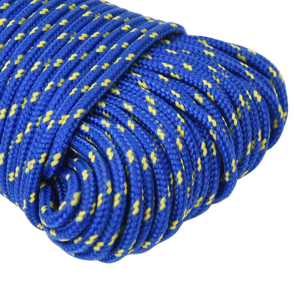 Båttau blå 4 mm 50 m polypropylen