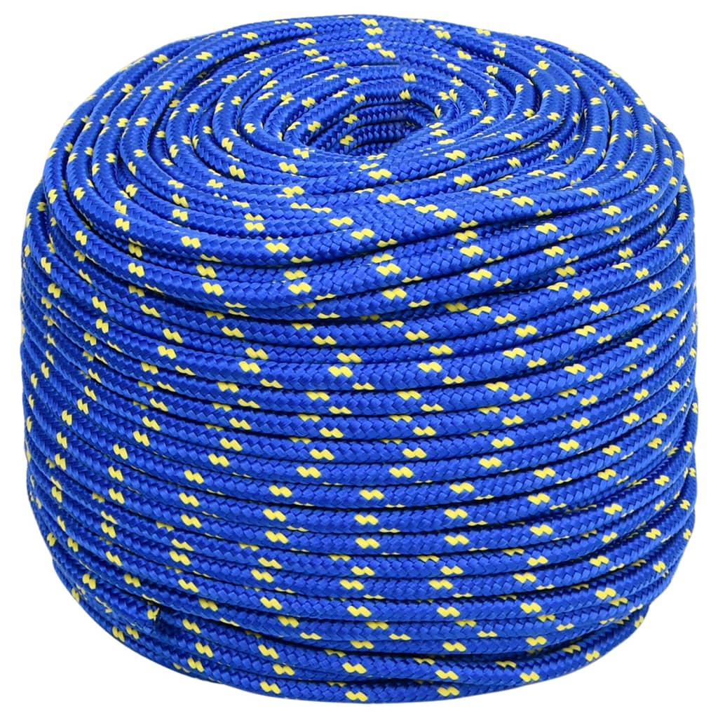 Båttau blå 6 mm 250 m polypropylen