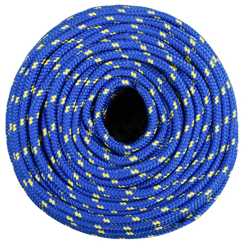 Båttau blå 8 mm 250 m polypropylen