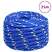 Båttau blå 20 mm 25 m polypropylen vidaXL