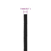 Båttau helsvart 3 mm 25 m polypropylen